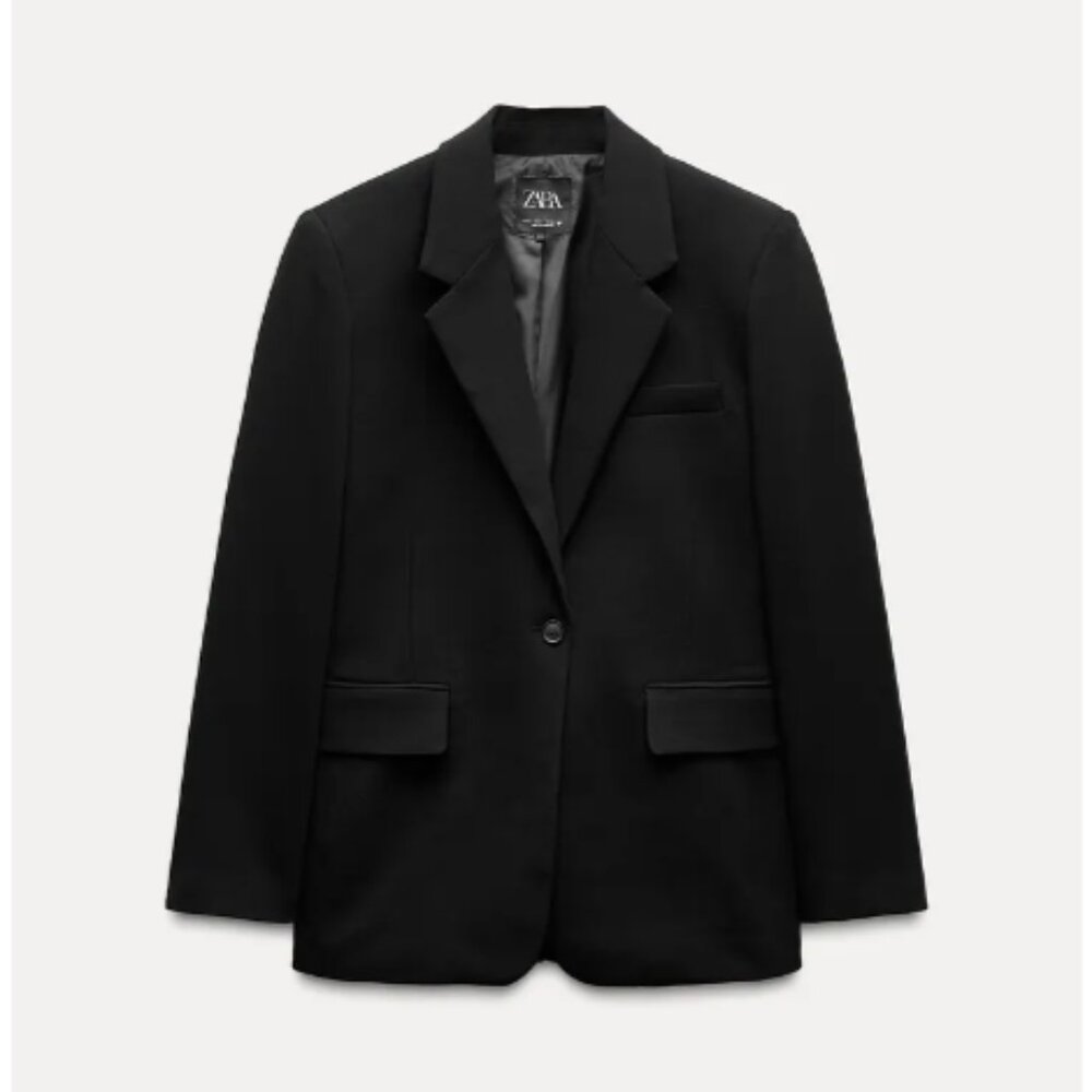 Zara Oversized Blazer - Black